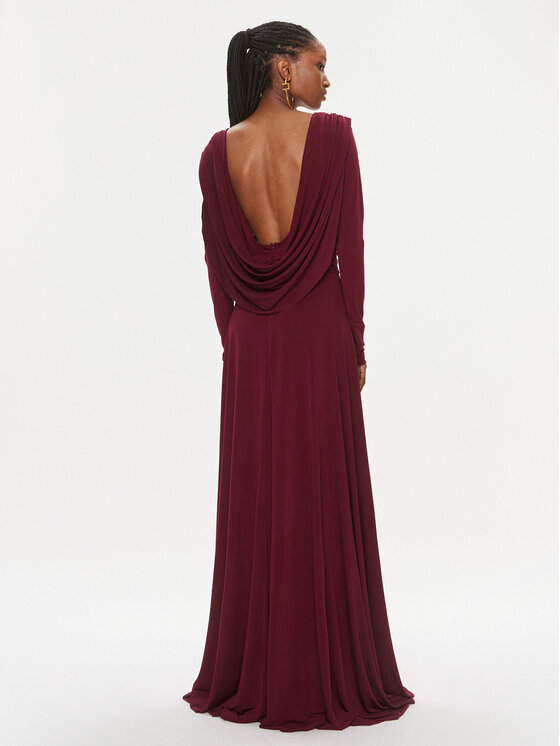 MVP Wardrobe MVP Wardrobe Abito da sera Fiori Chiari MVPI3AB111.0XXXXXX Bordeaux Long Fit