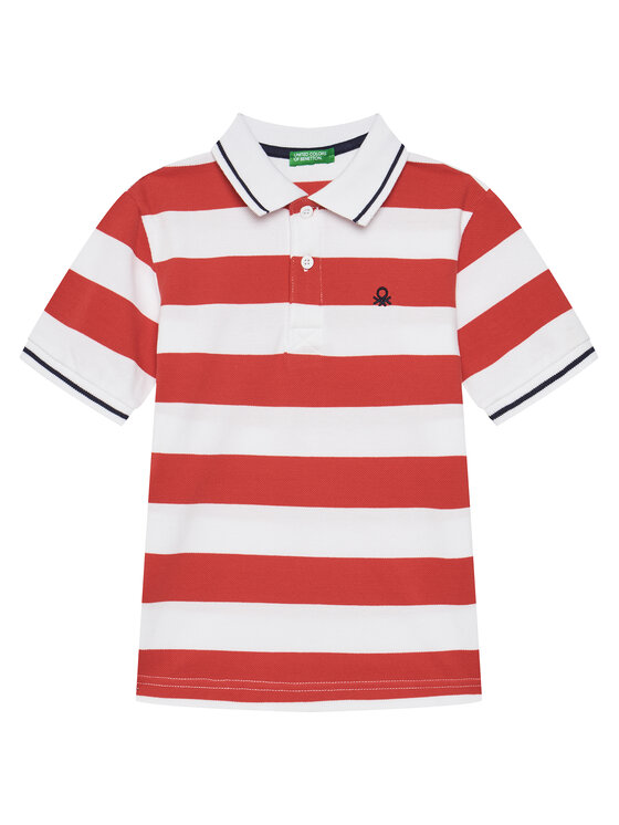 United Colors Of Benetton Polokošeľa 39QAC301T Červená Regular Fit