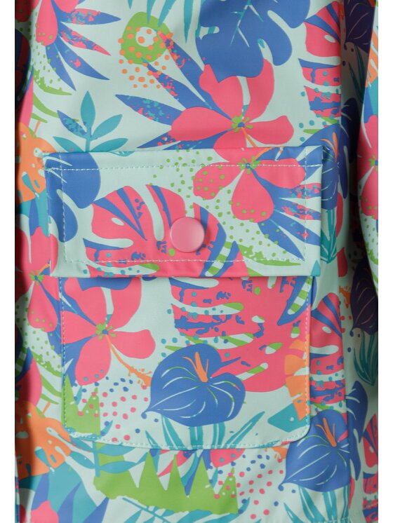 minoti minoti Kurtka przeciwdeszczowa C5510 Zielony Regular Fit