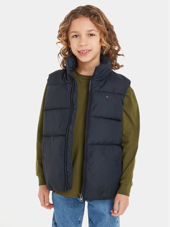Tommy Hilfiger Tommy Hilfiger Prsluk Essential KB0KB08557 S Tamnoplava Regular Fit