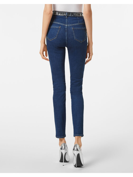 PHILIPP PLEIN PHILIPP PLEIN Jeansy 2675 Niebieski jasny Slim Fit