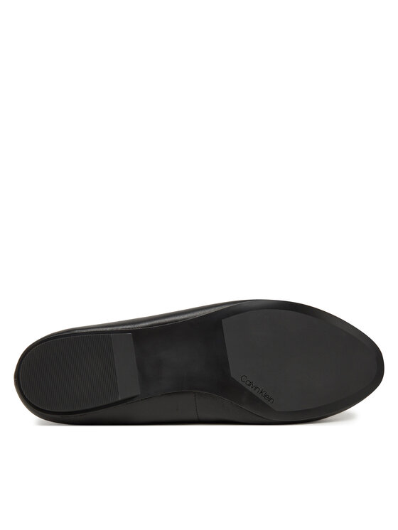 Calvin Klein Calvin Klein Ballerinas Flat Mary Jane - Lth HW0HW02341 Schwarz