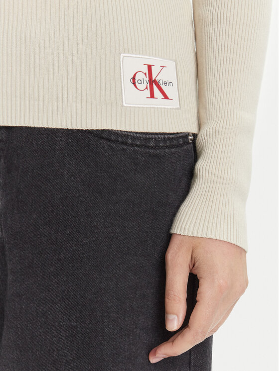 Calvin Klein Jeans Calvin Klein Jeans Поло LV047D350G Бежов Regular Fit