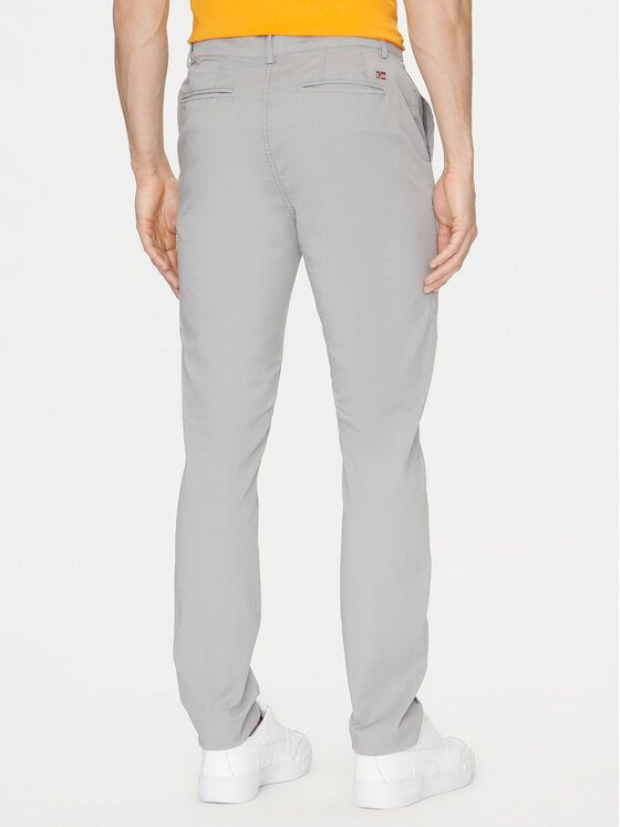 Napapijri Napapijri Chino hlače M-Puyo NP0A4H98 Siva Slim Fit