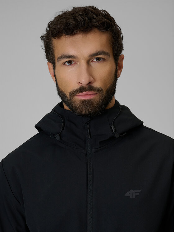 4F 4F Kurtka przejściowa EVERYDAY ACTIVE Czarny Regular Fit