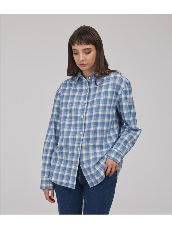 Lee Cooper Lee Cooper Koszula RENATA Niebieski Oversize