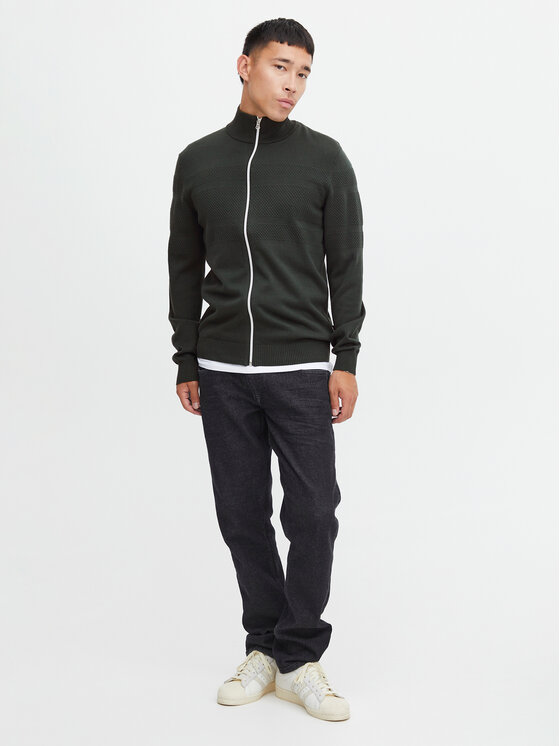 Blend Blend Sweter 20715852 Zielony Regular Fit