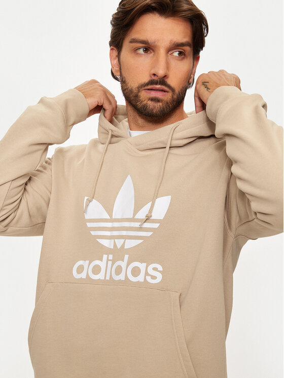 adidas adidas Felpa adicolor Classics Trefoil IZ2359 Beige Regular Fit