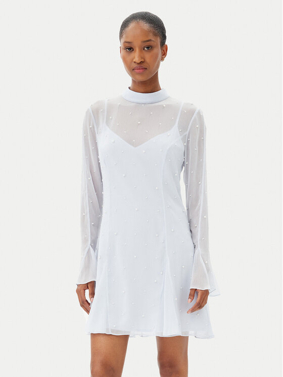 French Connection French Connection Rochie cocktail 71YBD Albastru celest Regular Fit