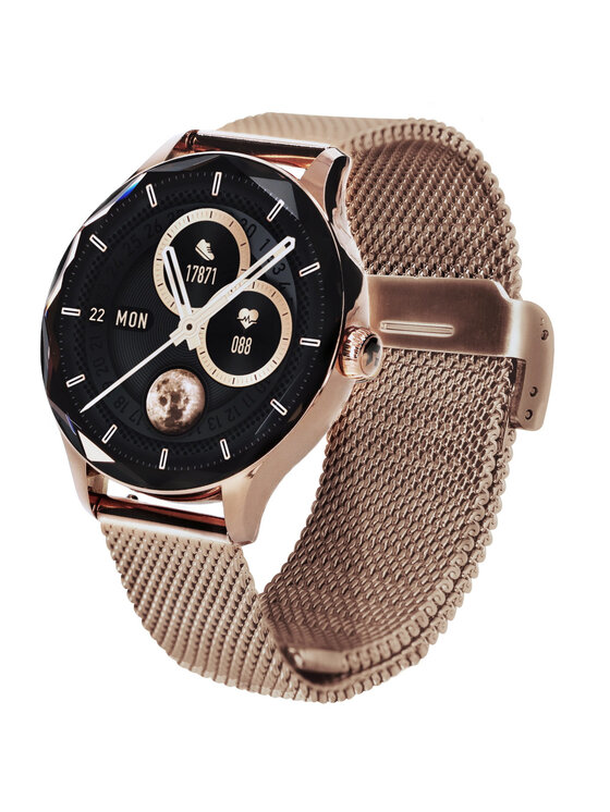 Garett Garett Smartwatch VIVA_ZLOTY Różowe złoto