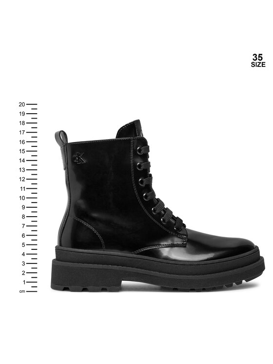 Calvin Klein Jeans Calvin Klein Jeans Ορειβατικά παπούτσια Lace-Up Bootie V4A5-81031-1453 S Μαύρο