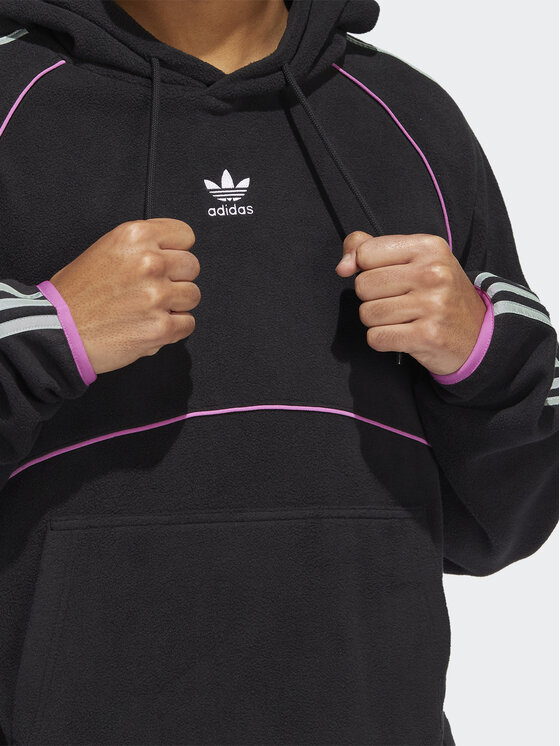 Adidas black fleece hoodie best sale