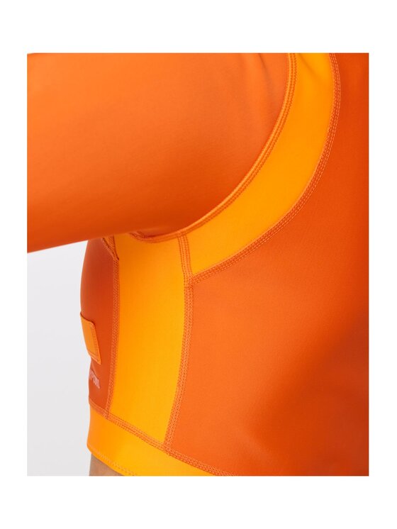Rip Curl Rip Curl Góra od bikini Mirage Coco Ls Crop Top Zipped Pomarańczowy