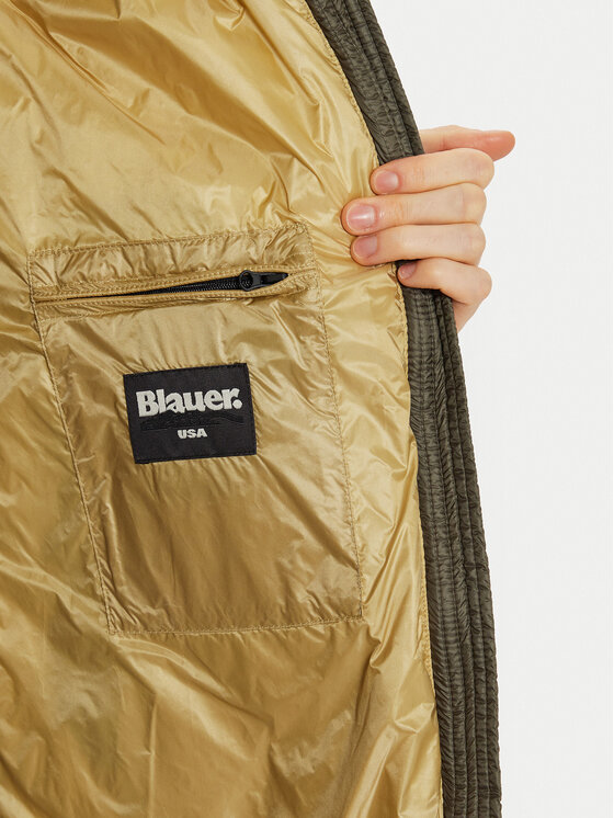 Blauer Blauer Vatovaná bunda 24WBLDK03052 Kaki Regular Fit