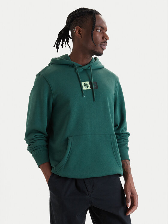 Element Element Mikina Dual Po ELYSF00298 Zelená Regular Fit