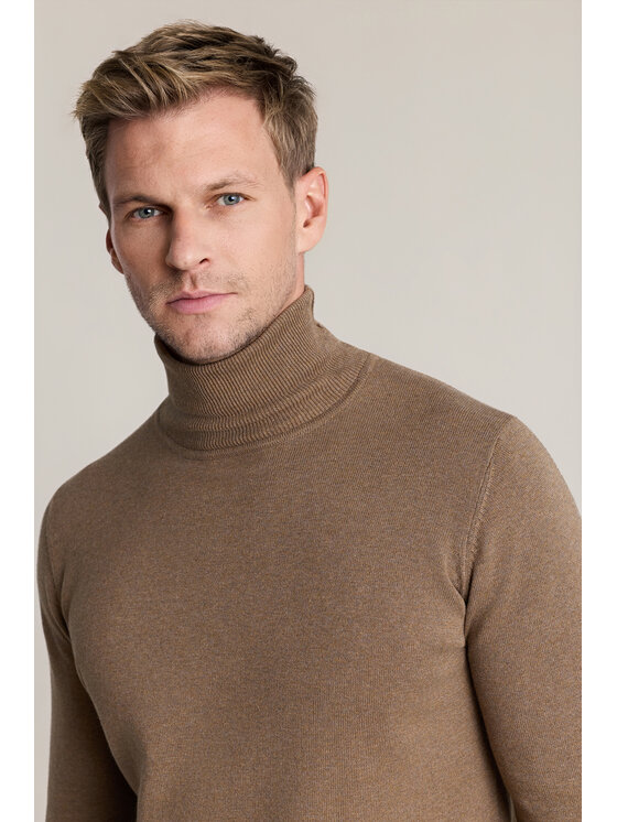 Lancerto Lancerto Sweter Jesse SW073226000050 Beżowy Regular Fit