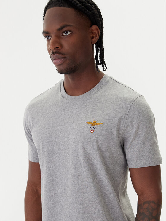 Aeronautica Militare Aeronautica Militare Тишърт 261TS1580UJ00372 Сив Regular Fit