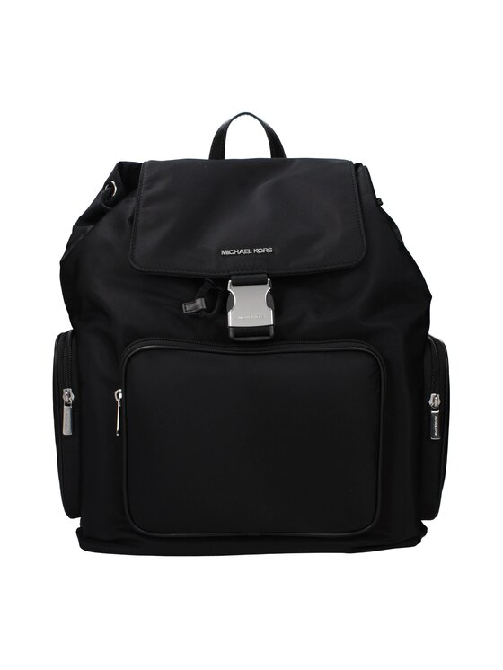 Michael Kors Michael Kors Plecak Black Fabric Backpack Czarny