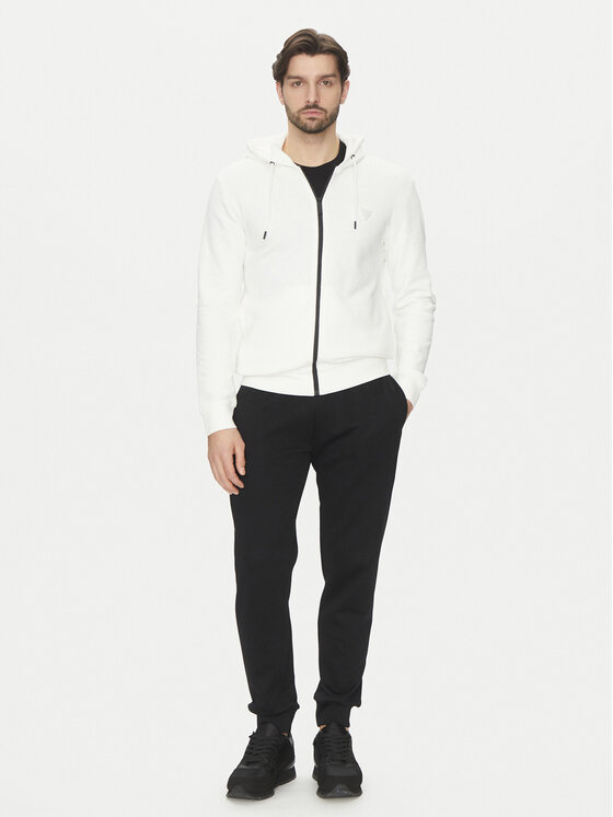 Guess Guess Μπλούζα Z2YQ28 KAIJ1 Λευκό Regular Fit