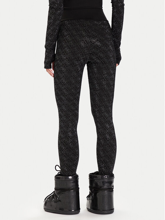 Guess Guess Legíny W5BB73 K7182 Černá Slim Fit