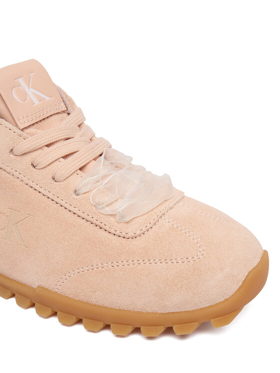 Calvin Klein Calvin Klein Sneakersy Low Profile Run Mg Sue Db Laces HW0HW03150 Różowy jasny