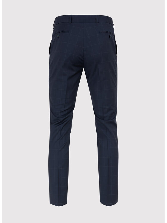 Pako Lorente Pako Lorente Spodnie garniturowe P23WP-6G-036 Granatowy Slim Fit