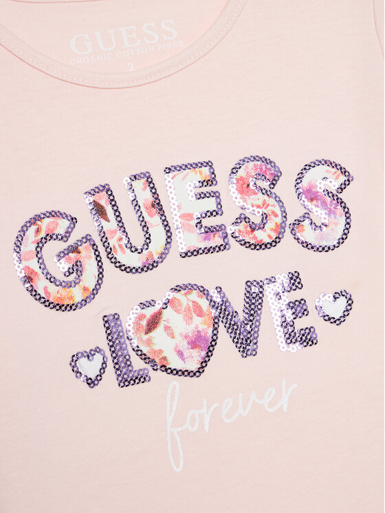 Guess Guess Särkpluus K4BI16 J1314 Roosa Regular Fit