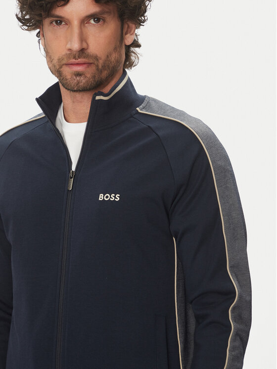 BOSS BOSS Majica dugih rukava 50540792 Tamnoplava Regular Fit