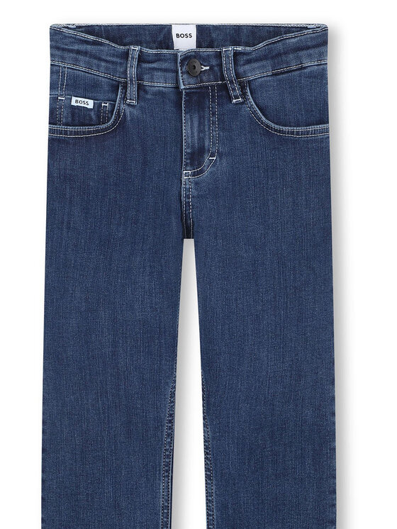 BOSS BOSS Blugi J51984 S Albastru Slim Fit