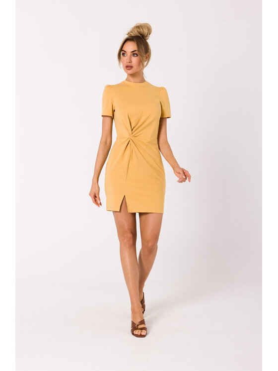 Made of Emotion Made of Emotion Vestito da giorno M731 Giallo Premium Fit