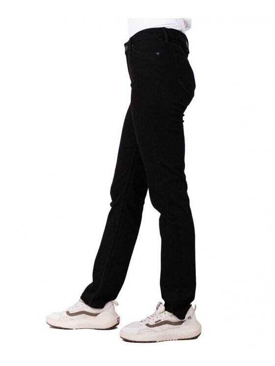 Lee Lee Jeansy MARION STRAIGHT Czarny Slim Fit