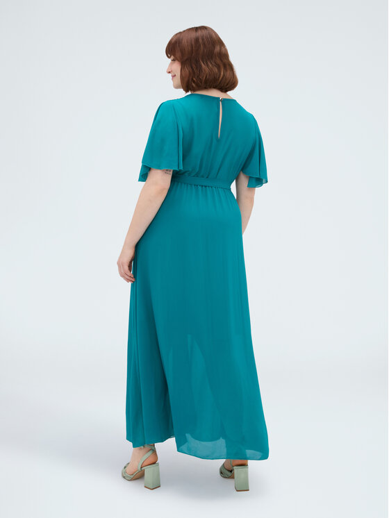 Fiorella Rubino Fiorella Rubino Abito da sera 7009T001849N005 Turchese A-Line Fit