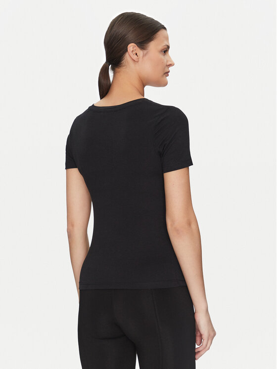 Guess Guess Póló O5GI00 KBBU1 Fekete Boxy Fit