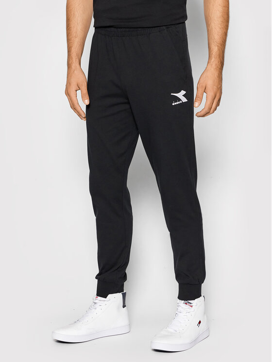 Diadora Diadora Спортивні штани Cuff Light Core 102.177768 Чорний Regular Fit