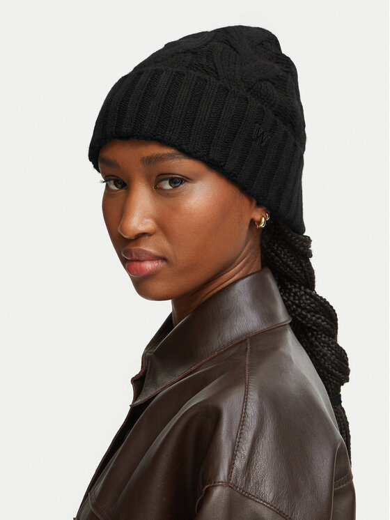 Weekend Max Mara Weekend Max Mara Czapka z daszkiem 2625576015650 Czarny
