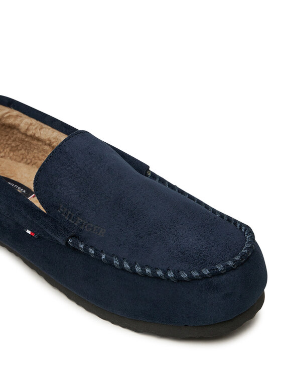 Tommy Hilfiger Tommy Hilfiger Bačkory Driver House Shoe FM0FM05224 Tmavomodrá