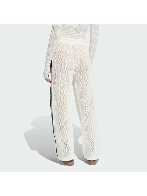 adidas adidas Pantaloni in maglia Firebird KC6493 Bianco Regular Fit