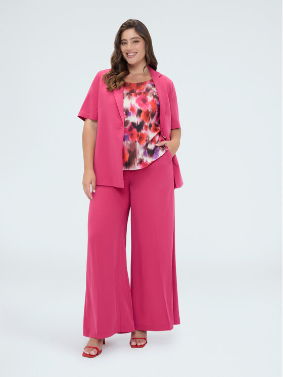 Fiorella Rubino Fiorella Rubino Marynarka Q024T000271N019 Różowy Regular Fit