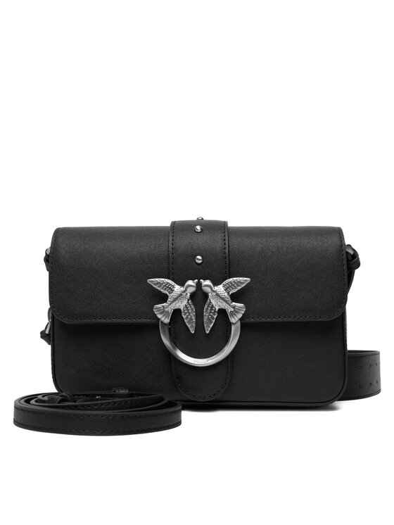 PINKO PINKO Käekott Love One Slouchy Zip Mini AI 25-26 PLTT 105345 A2JG Must