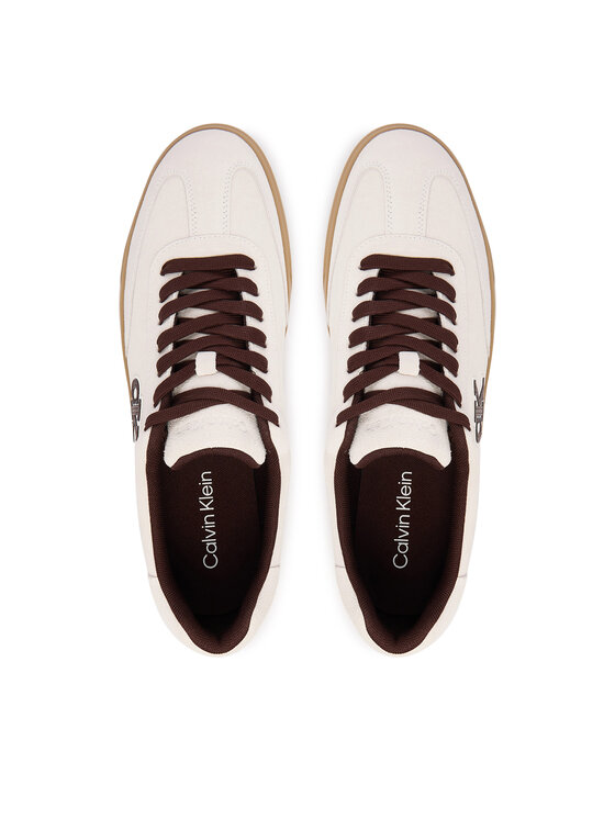 Calvin Klein Calvin Klein Laisvalaikio batai Low Prof Cupsole Su HM0HM02125 Balta