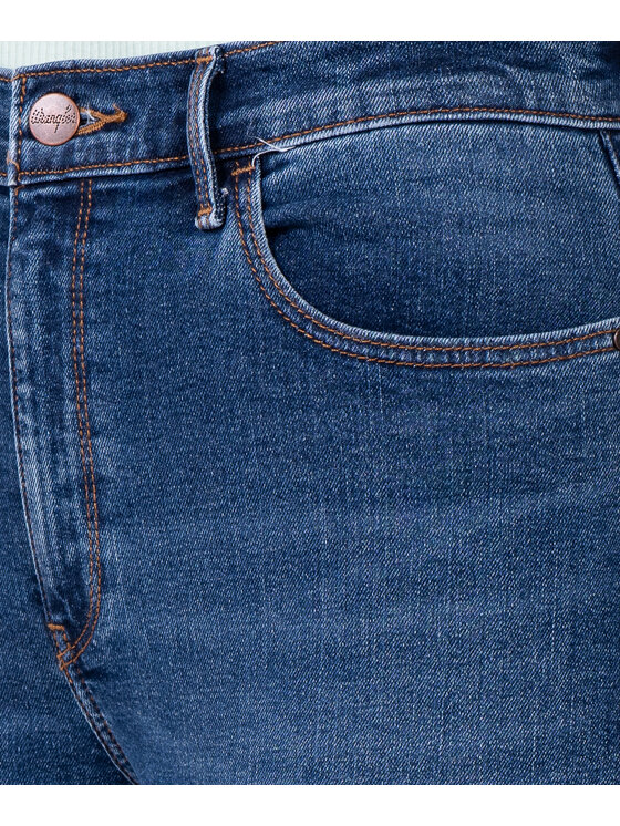 Wrangler Wrangler Jeansy 112339462 Granatowy Skin Fit