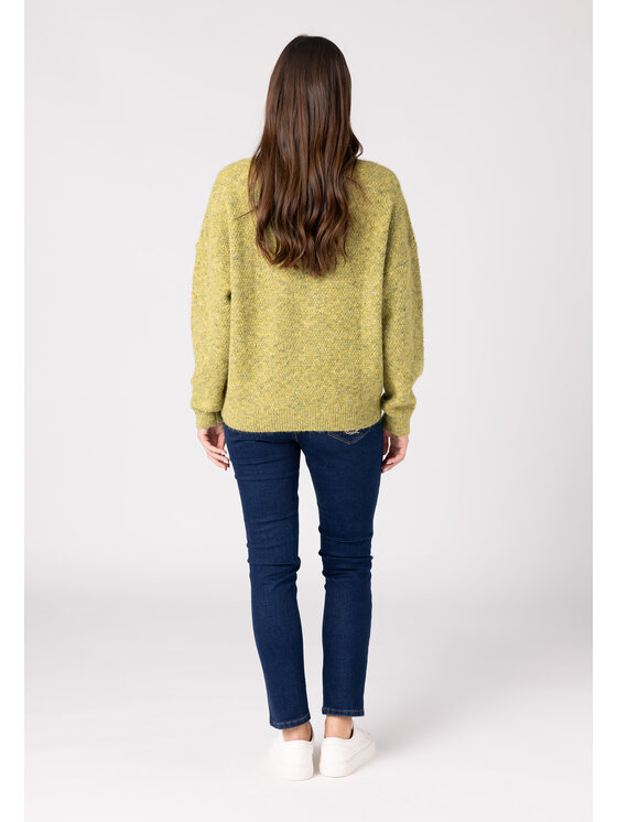 QUIOSQUE QUIOSQUE Sweter QUIOSQUE 6VD001940 Zielony Regular Fit