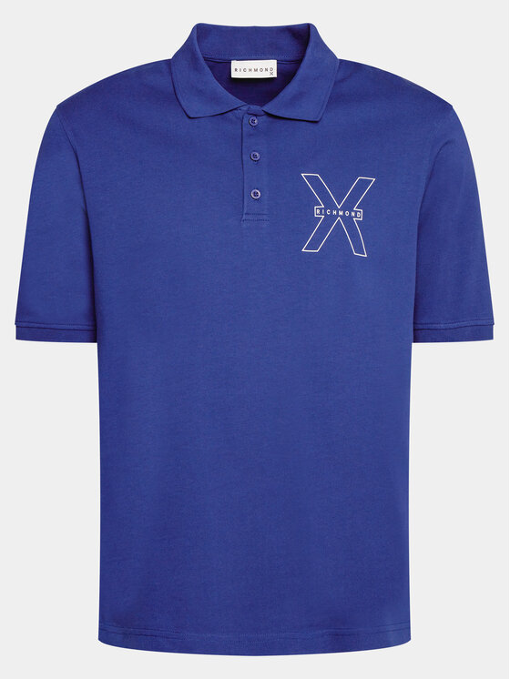 Richmond X Polokošeľa Lisi UMP24207PO Tmavomodrá Regular Fit