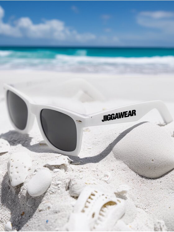 Jigga Wear Jigga Wear Okulary przeciwsłoneczne Klasyczne Biały