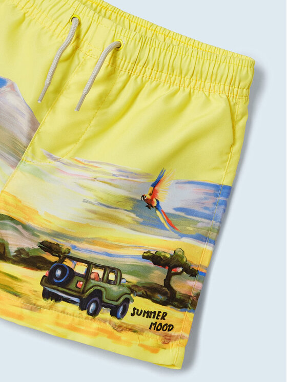 Mayoral Mayoral Pantaloni scurți pentru înot 3685 Galben