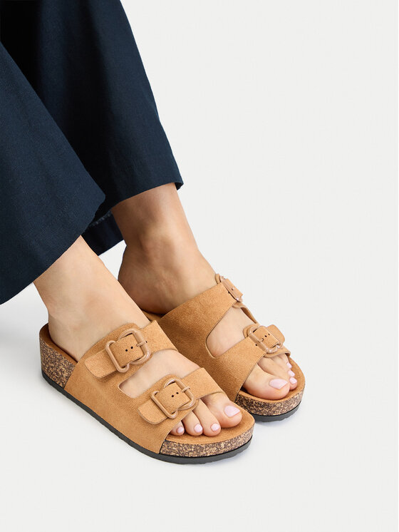 JENNY JENNY Pantoletten CEO-WYL1910-3 Braun