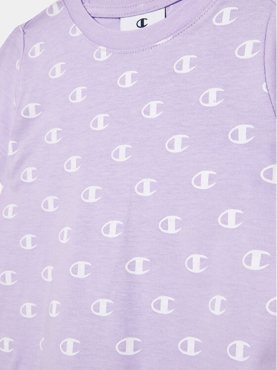 Champion Champion Sukienka codzienna 404687 Fioletowy Regular Fit