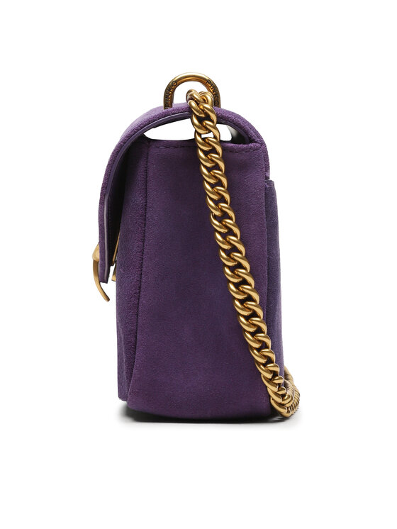 Pinko Pinko Torebka Cupido Messenger Mini AI 23-24 PLTT 101749 A0F6 Fioletowy