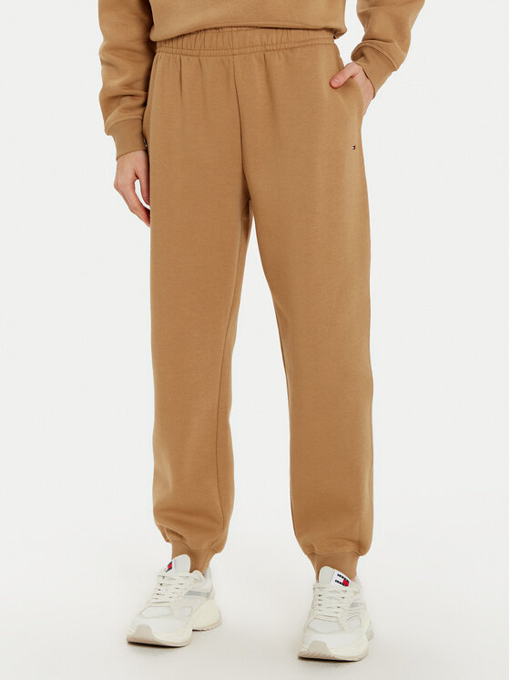 Tommy Hilfiger Tommy Hilfiger Pantaloni da tuta Essential WW0WW45966 Beige Regular Fit