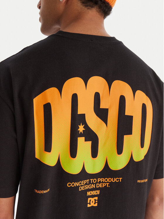 DC Shoes DC Shoes T-Shirt EDYZT04372 KVJ0 Μαύρο Relaxed Fit